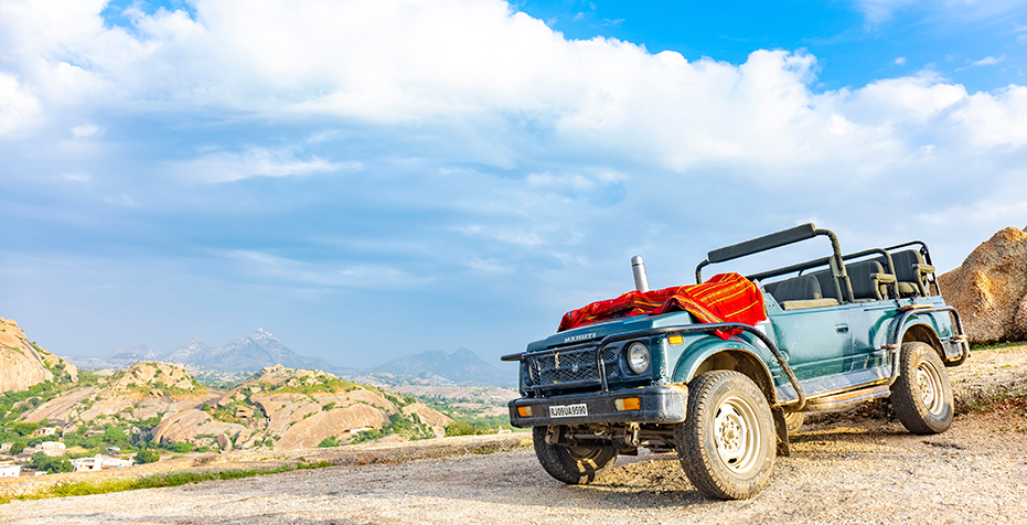 Jeep leopards safari