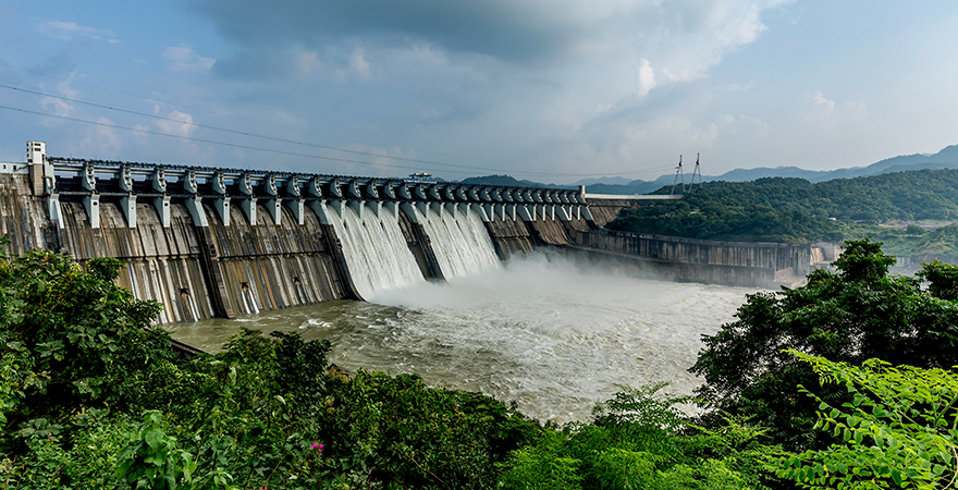 The Best View Right Now in Tent City Narmada